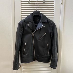 rag & bone leather biker jacket